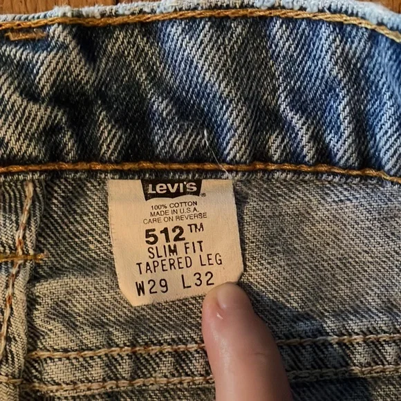 Vintage Levi’s 512 Size W29 L32